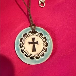 Cross Ceramic Necklace